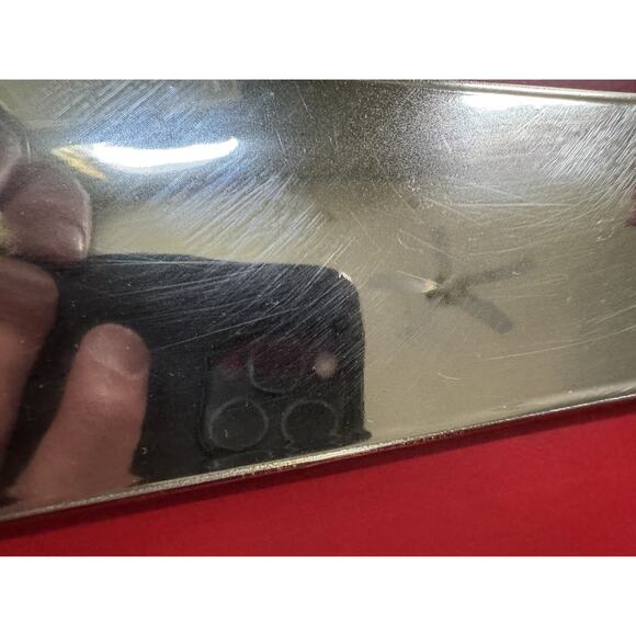 VTG MG Dealership Sign Chrome Plastic Red Hanging 18" x 19" British Leyland READ - Picture 11 of 16